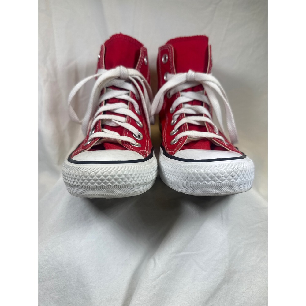 Converse Chuck Taylor All Star Red Canvas Sneakers M9621 Mens 4 Womens 7